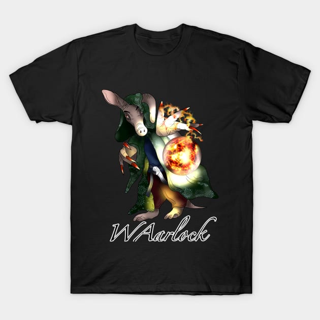 dnd warlock aardvark T-Shirt by cuisinecat